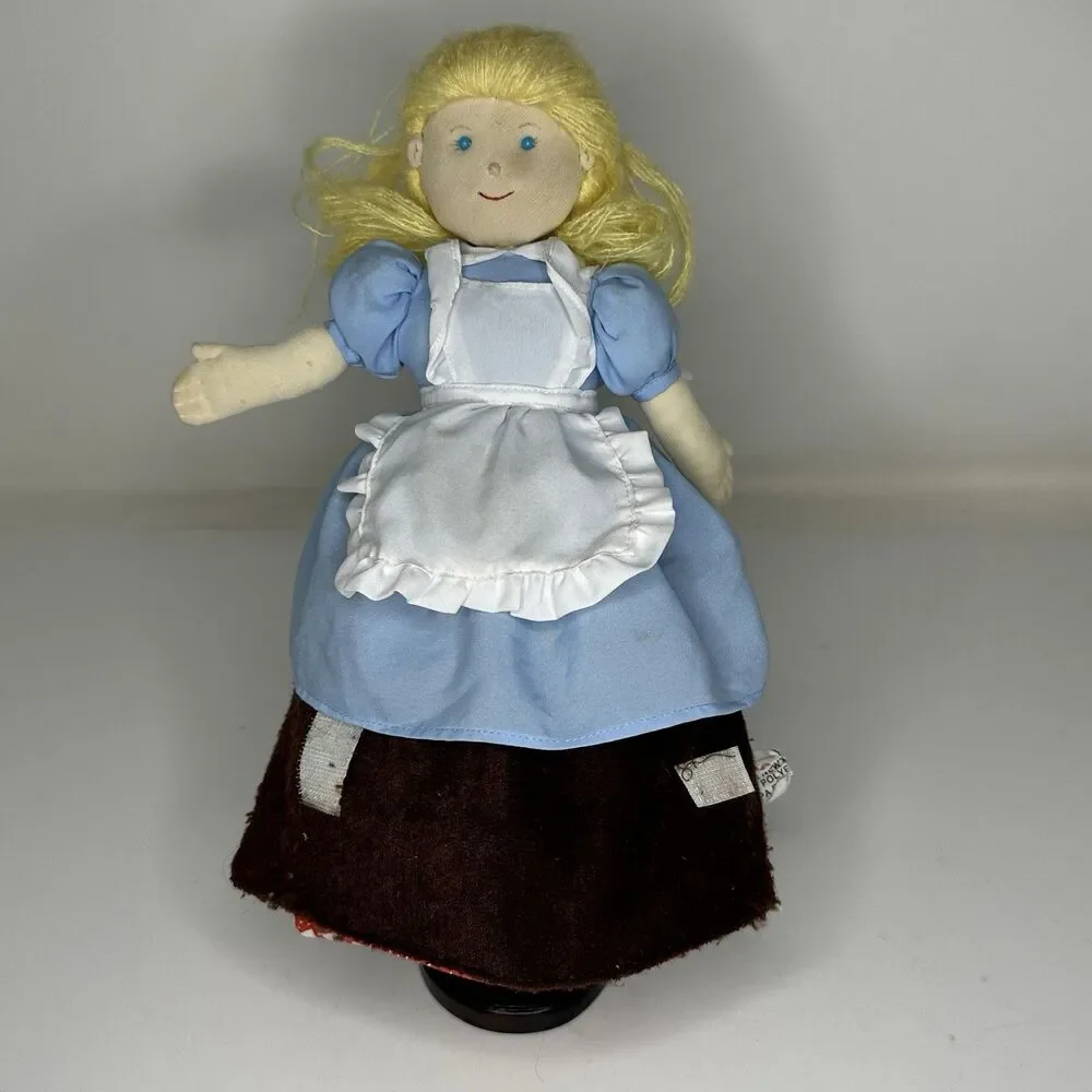 Vintage Alma’s Designs Alice in Wonderland Topsy Turvy Reversible Doll Handmade